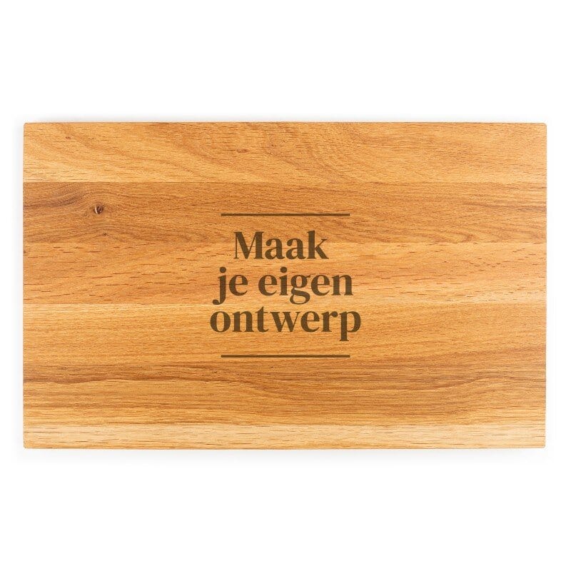 Planche à découper en chêne avec gravure unique