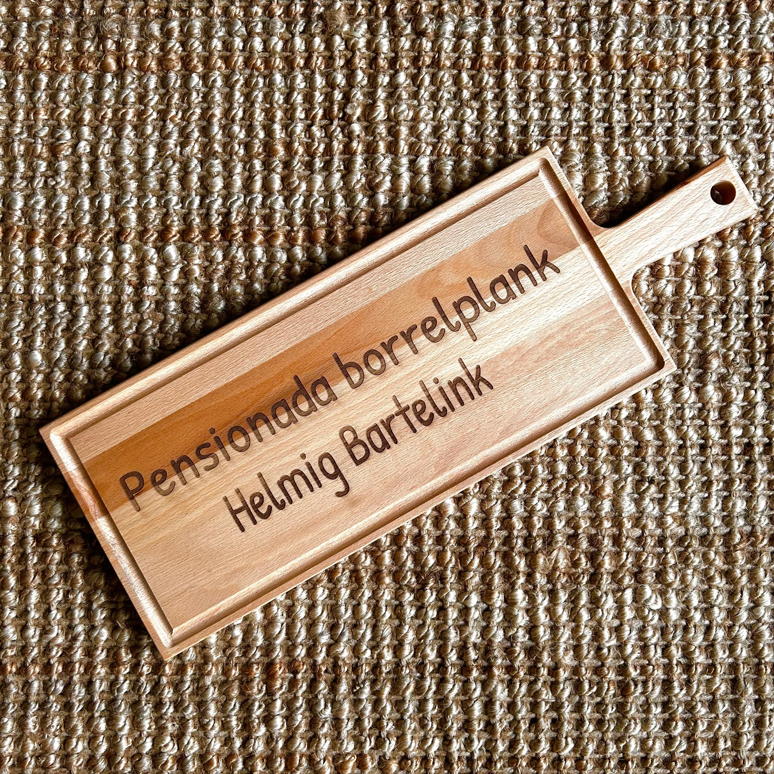 Planche à steak 49 x 17 cm planche à steak gravée avec nom