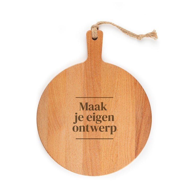 planche à pizza, planche à boissons ou planche de service en bois, gravée avec votre logo ou votre propre design