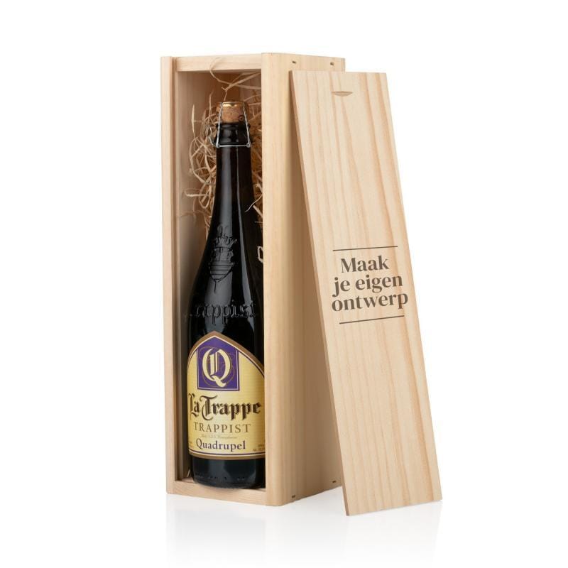 Gravure sur caisse de bière | cadeau bière personnalisé