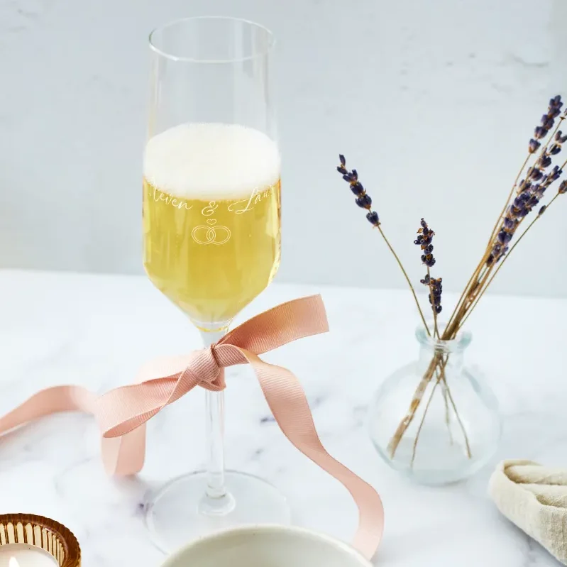 Gravure sur verre à champagne verres à champagne gravés mariage | verres gravés mariage
