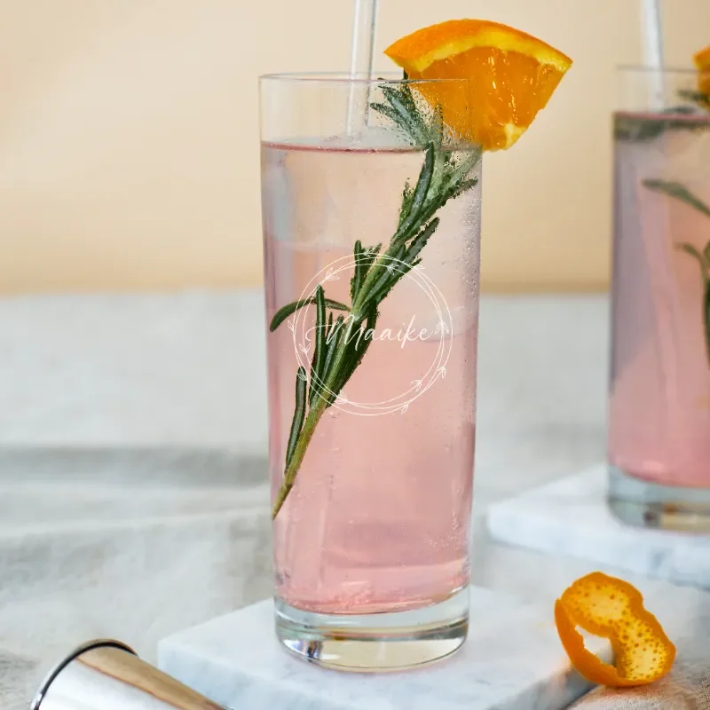 Verre à boire long gravé gravure verre long | gravure verre avec nom