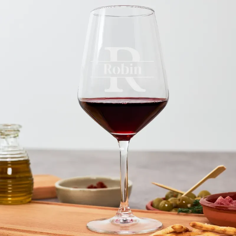 Rood wijnglas graveren wijnglas graveren | luxe rode wijnglazen met naam