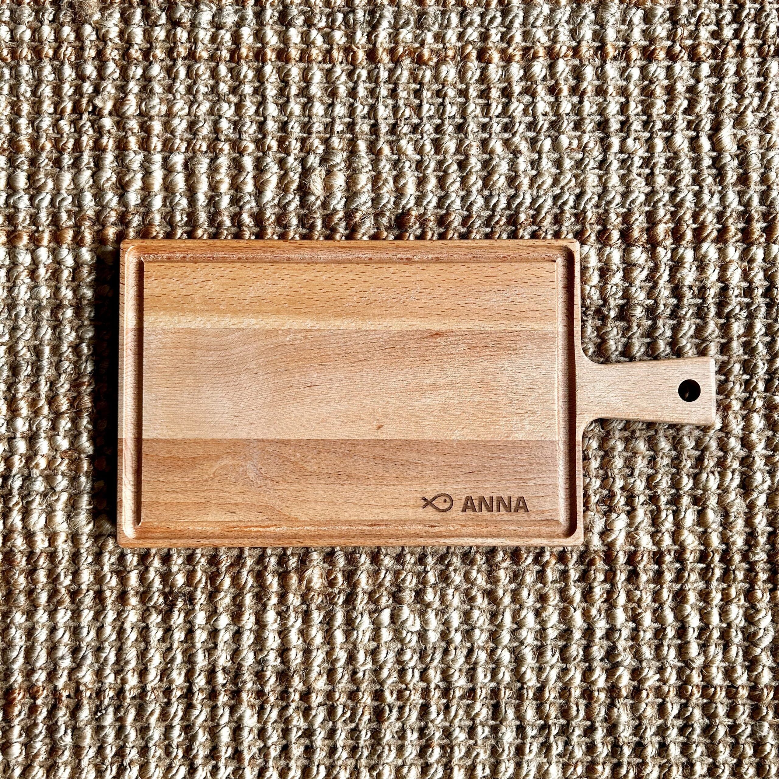 Planche à fromage 38 x 20 cm plateau de fromage avec gravure du logo et du nom