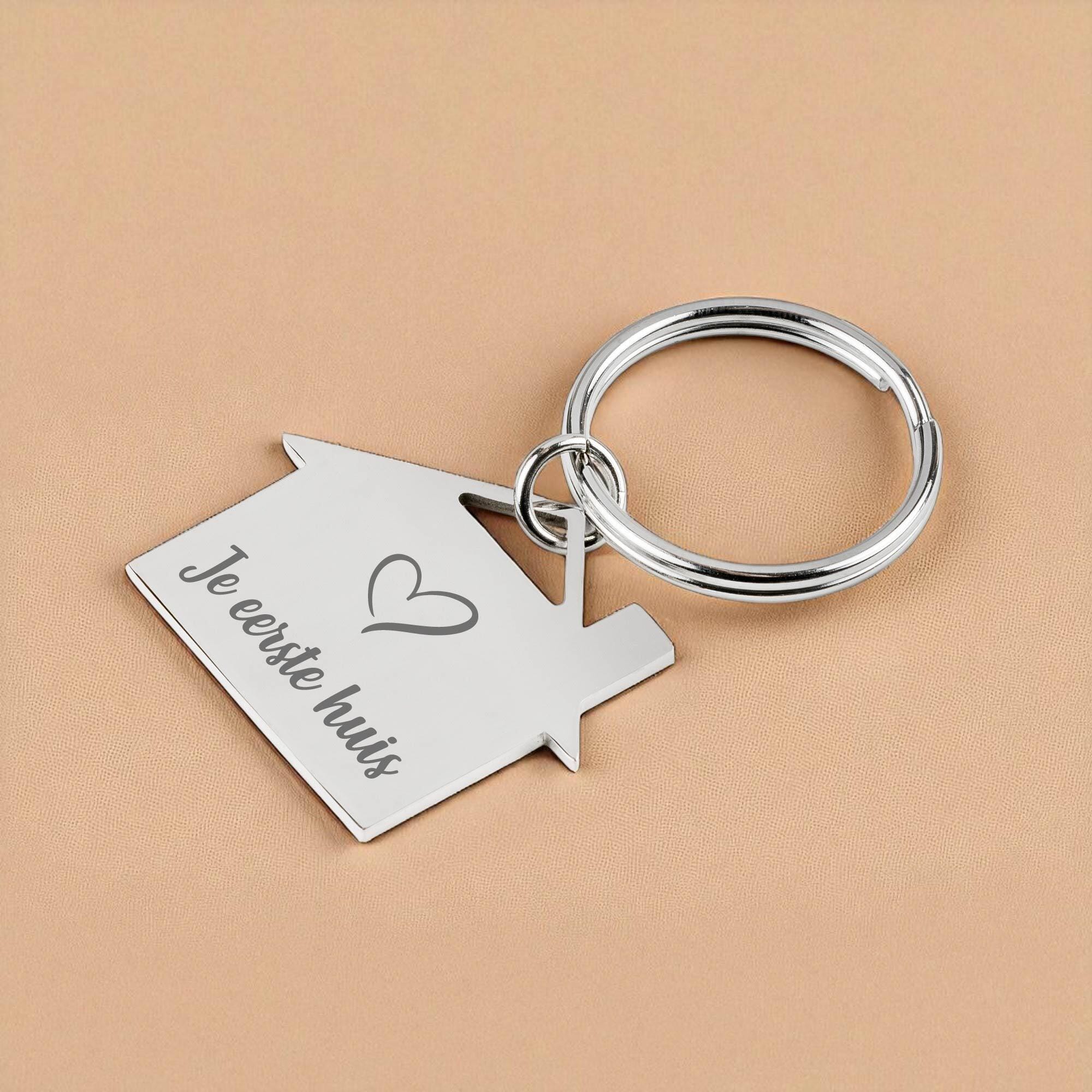 Porte-clés gravable Maison porte-clés maison avec gravure personnelle