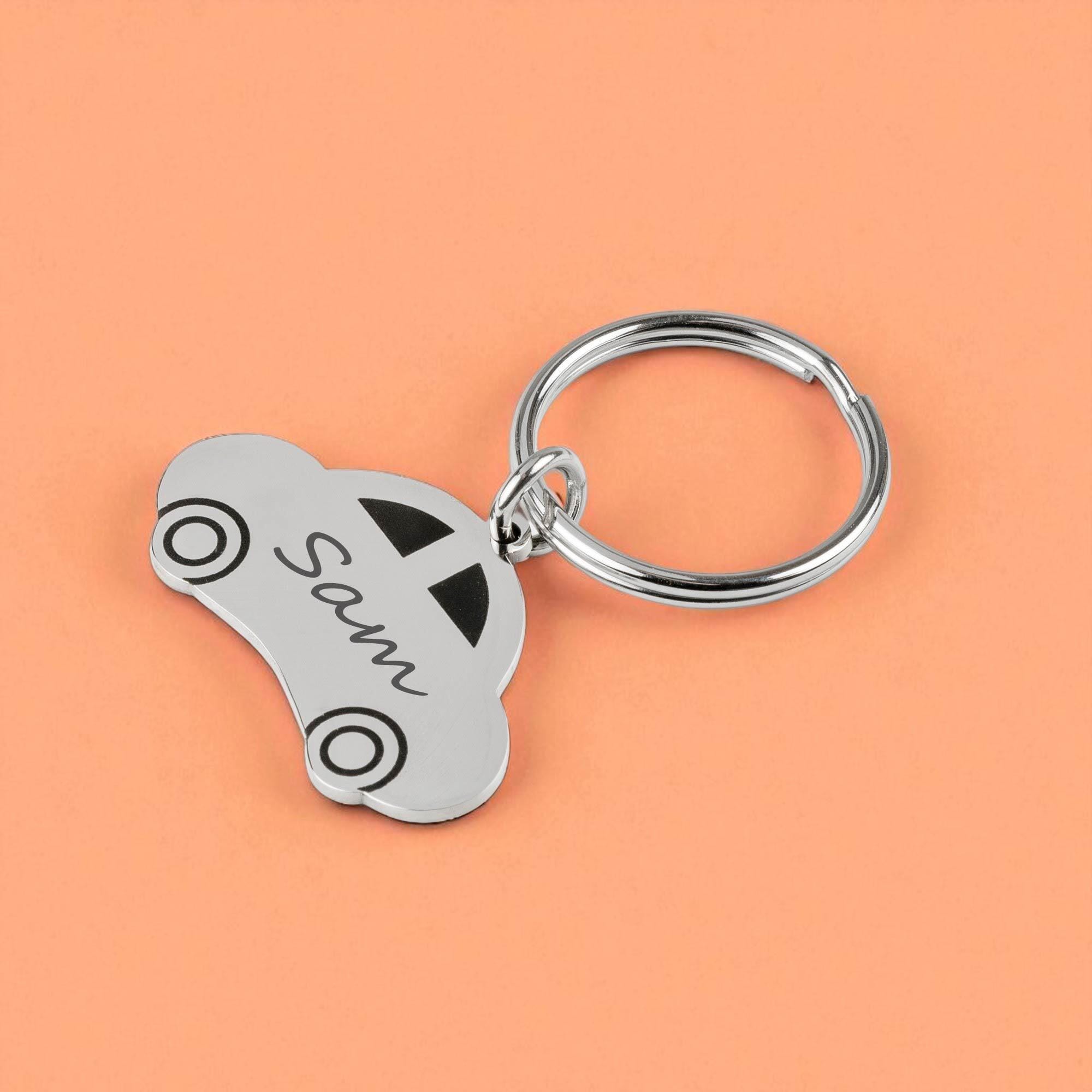 Porte-clés de voiture avec nom Auto Sleutelhanger met Naam - Image 2
