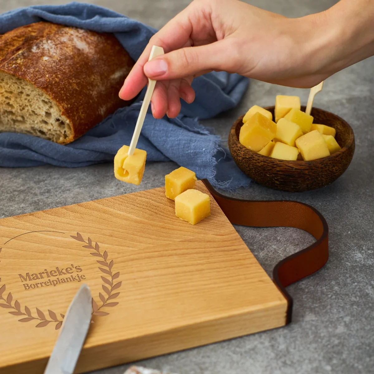 Planche à charcuterie 33 x 16 cm Planche à charcuterie avec gravure | Planche à charcuterie personnalisée