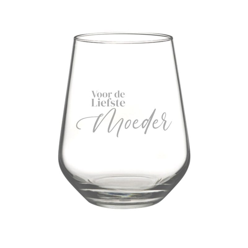 Gravure sur verre d'eau